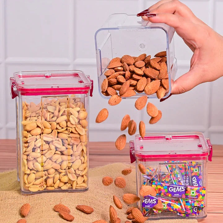 CLEAR SQUARE CONTAINEER– 650ML