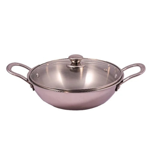 6% OFF - AIRLOCK - Triply Kadhai (Glass Lid)