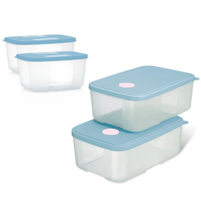 FRIDGE MATES -Medium 1.5L 2pcs + Small 700ml 2Pcs