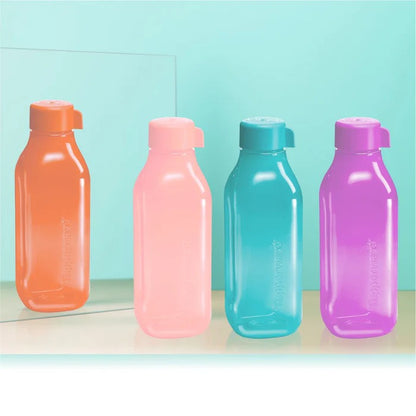 TUPPERWARE ECO  1L SQUARE BOTTLE (4 PCS)