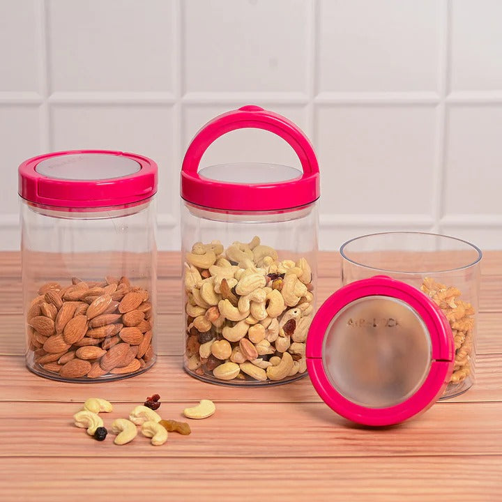 CLEAR ROUND SNAP HINGE CONTAINER  650 ML