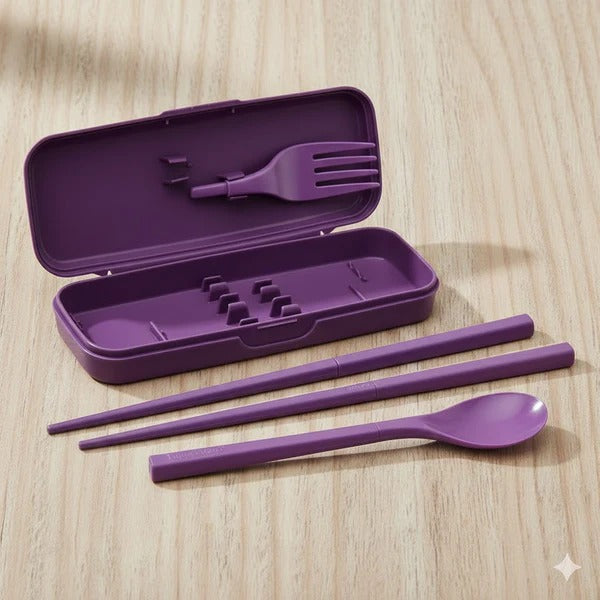 PORTABLE CHOPSTICKS+ SPOON + FORK