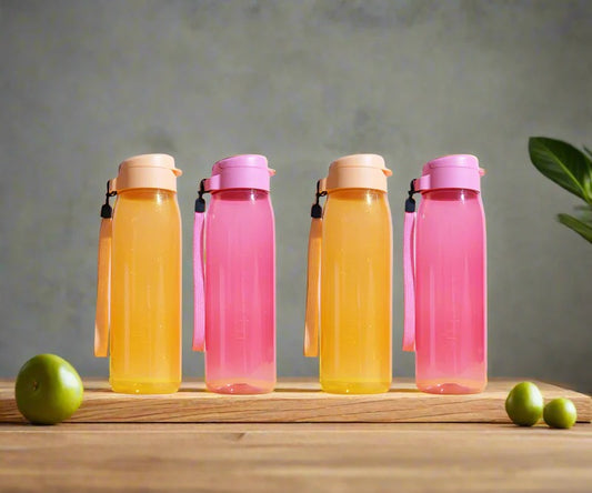 Lohas Flask Bottles – Sparkling Colors (Set of 4)